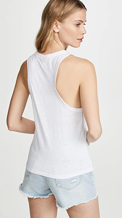 Shop Z Supply The Triblend Racer Tank 2 Pack In Heather Grey & White