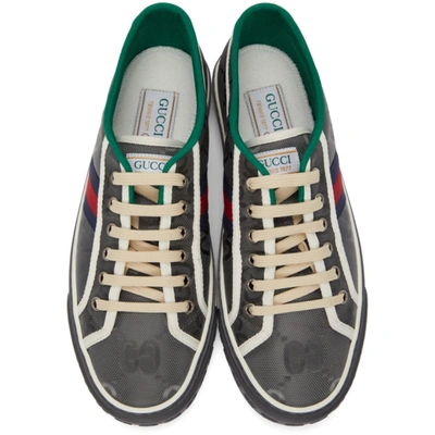 Shop Gucci Grey Off The Grid ' Tennis 1977' Sneakers In 1161 Gr.grey/my.whi/