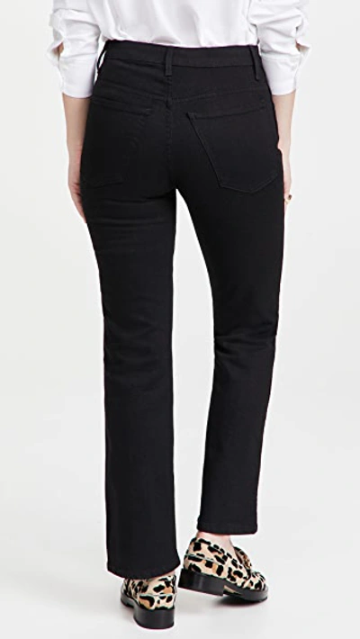 Khaite Vivian New Bootcut Flare Jeans Stoned Black In Black Rinse