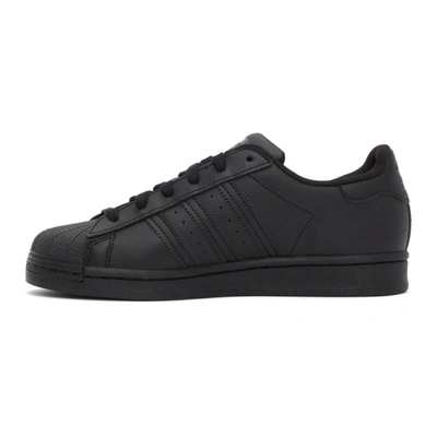 Shop Adidas Originals Black Superstar Sneakers In Cr Blk/blk