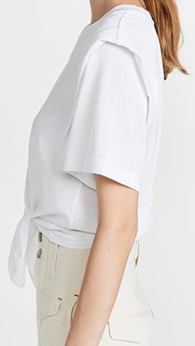 Shop Isabel Marant Zelikia Tee In White