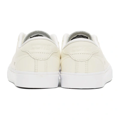 Shop Converse Off-white Leather Cons Louie Lopez Pro Sneakers In Ox Egret/egret/white