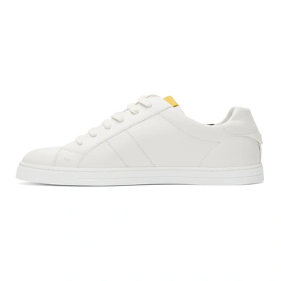 Shop Fendi White 'forever ' Sneakers In F1dw4 White