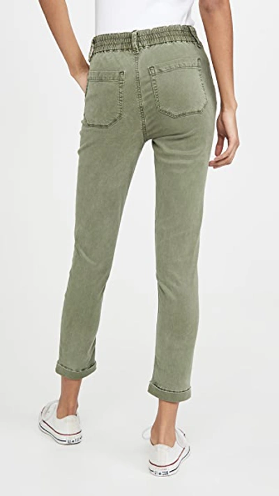 Paige Christy Pants In Vintage Coastal Green