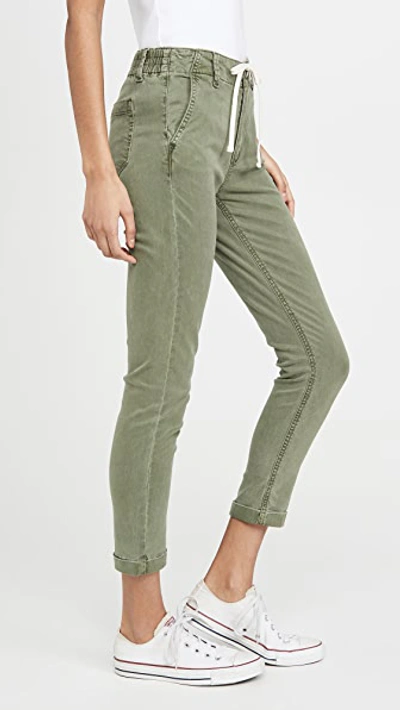 Paige Christy Pants In Vintage Coastal Green