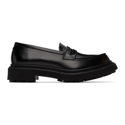 Shop Adieu Black Type 159 Loafers In Black/black