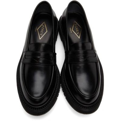 Shop Adieu Black Type 159 Loafers In Black/black