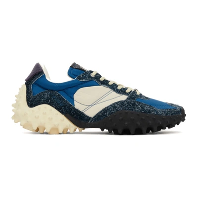 Shop Eytys Blue & Black Fugu Sneakers In Azure