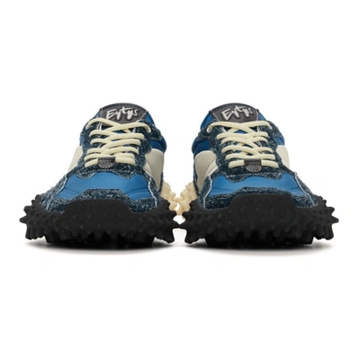 Shop Eytys Blue & Black Fugu Sneakers In Azure