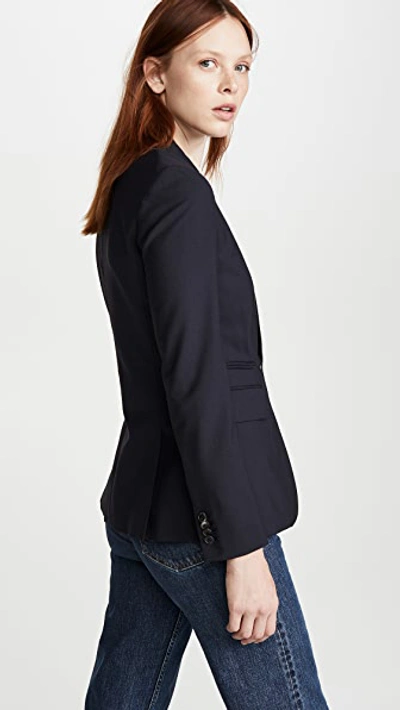 Shop Veronica Beard Classic Jacket Navy