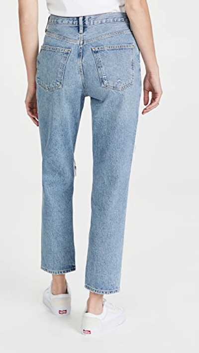 Shop Agolde Fen High Rise Relaxed Taper Jeans