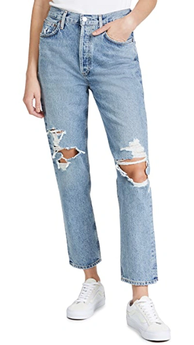 Shop Agolde Fen High Rise Relaxed Taper Jeans