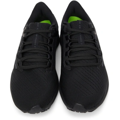 Shop Nike Black Air Zoom Pegasus 38 Sneakers In Black/black