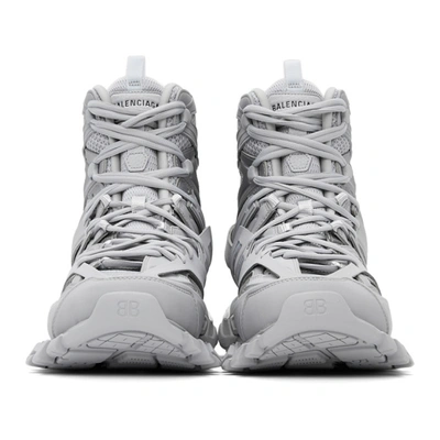 Shop Balenciaga Grey Track Hike Sneakers In 1200 Grey