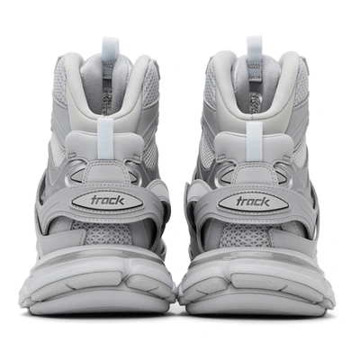 Shop Balenciaga Grey Track Hike Sneakers In 1200 Grey
