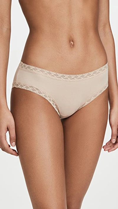 Natori Bliss Girl Briefs 3 Pack In Cafe