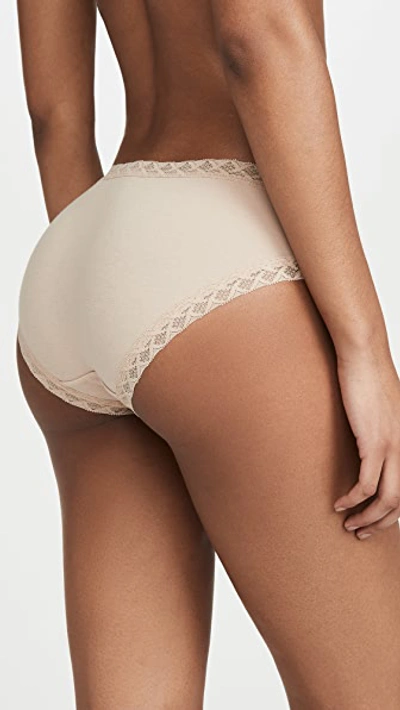 Natori Bliss Girl Briefs 3 Pack In Cafe