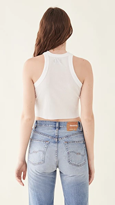 Shop Wsly The Rivington Cropped Tank White