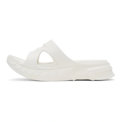 Shop Givenchy White Marshmallow Sandals In 130-off Whi