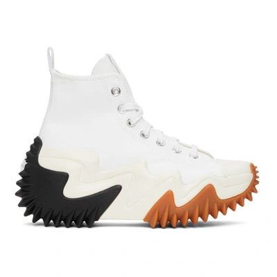 Shop Converse White Run Star Motion High Sneakers