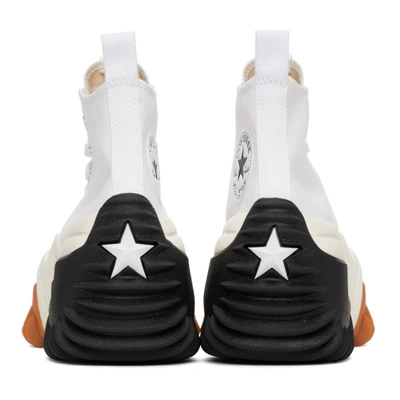 Shop Converse White Run Star Motion High Sneakers