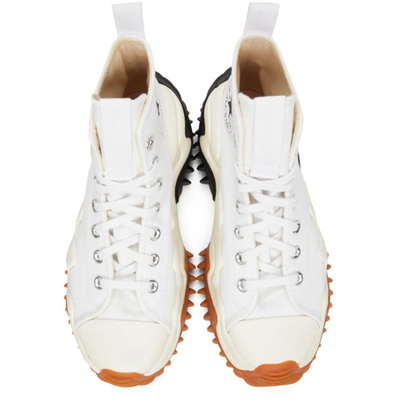 Shop Converse White Run Star Motion High Sneakers