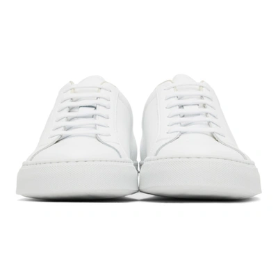 Shop Common Projects White & Green Retro '70s Low Sneakers In 0590 Whtgrn