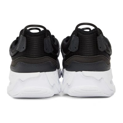 Shop Nike Black React Live Sneakers In Black/white-dk Smoke