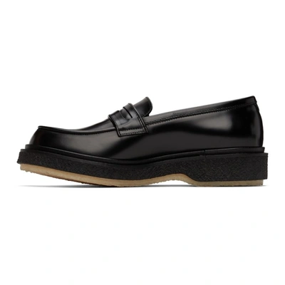 Shop Adieu Black Type 5 Loafers In Blk/blkcrep