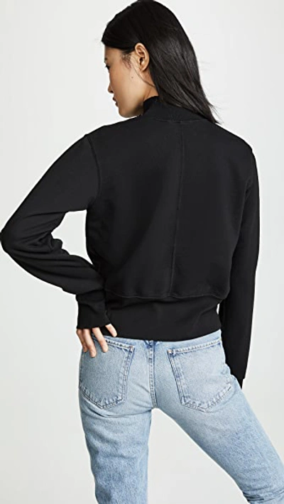 Shop Cotton Citizen Milan Sweatshirt In Black
