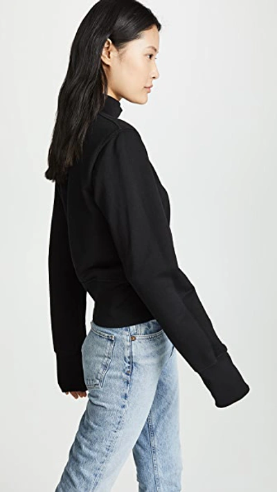 Shop Cotton Citizen Milan Sweatshirt In Black