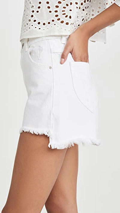Rolla's Dusters Cut Off Shorts In Vintage White