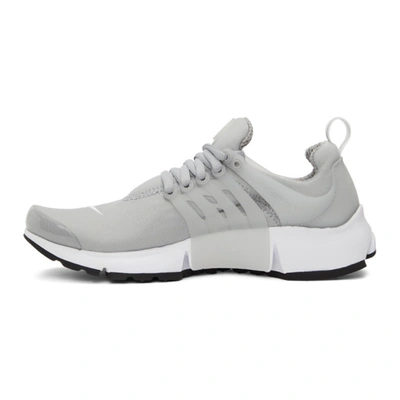 Shop Nike Grey & White Air Presto Sneakers In Lt Smoke Grey/lt Smo