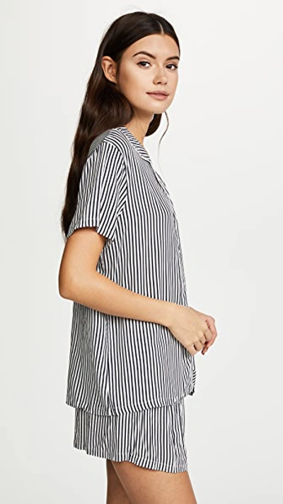 Shop Splendid Always Stripe Pj Set In Vertical Heavenly Stripe