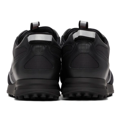 Shop Dunhill Black Radial 2.0 Sneakers In 1 Black