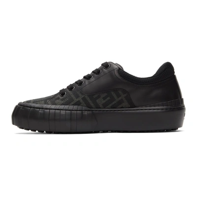 Shop Fendi Black ' Force' Sneakers In F1bo6 Greyb