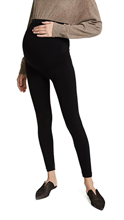 Spanx Mama Look At Me Now Leggings Very Black In Black