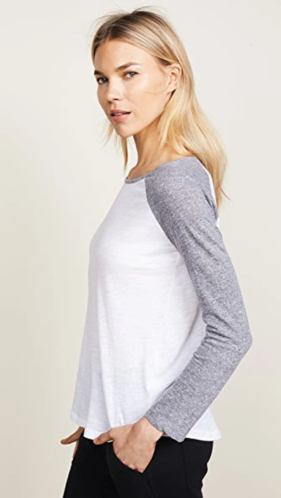 Monrow Rock Tee In Granite