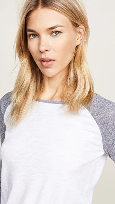 Monrow Rock Tee In Granite