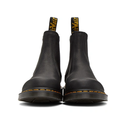 Shop Dr. Martens' Black 2976 Ambassador Boots In Black Ambassador