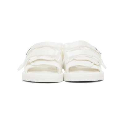 Shop Suicoke White Moto-cab Sandals
