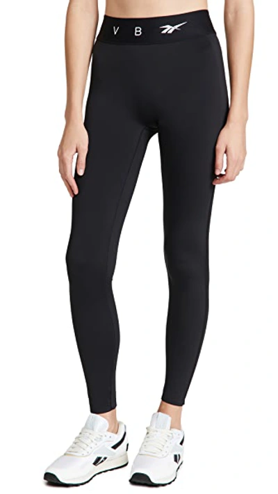 Shop Victoria Beckham Rbk Vb Logo Leggings