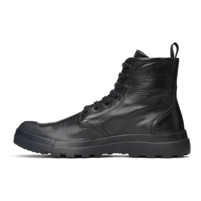 Shop Officine Creative Black Pallet 1 Boots In Blac Black