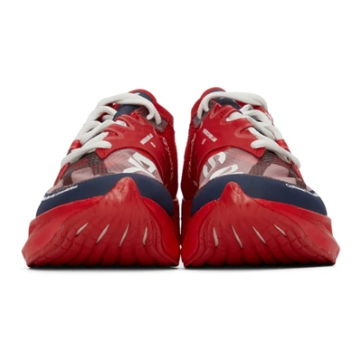 Shop Nike Red & Navy Gyakusou Zoomx Vaporfly Next Sneakers In University Red/black