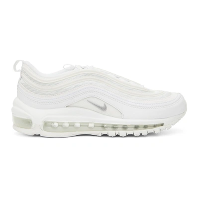Shop Nike White Air Max 97 Sneakers In 101 White/w