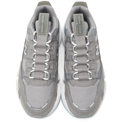 Shop New Balance Grey Jaden Smith Edition Vision Racer Sneakers