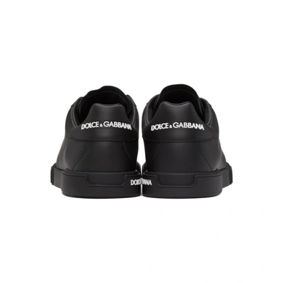 Shop Dolce & Gabbana Black Low-top Sneakers In 8b956 Nero