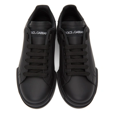 Shop Dolce & Gabbana Black Low-top Sneakers In 8b956 Nero