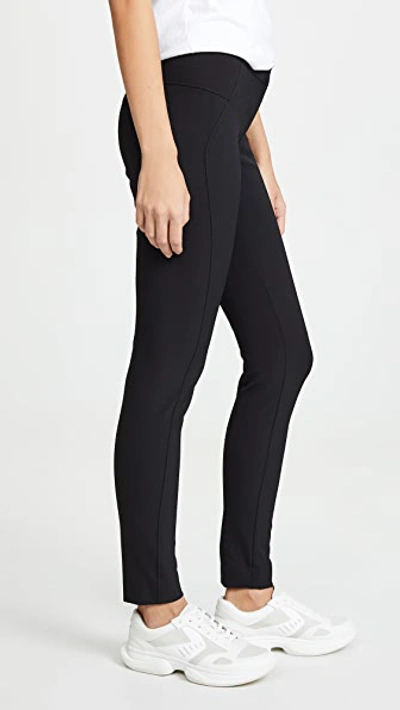 Veronica Beard Hibiscus Scuba Pant In Black