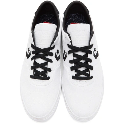 Shop Converse White Spider Cons Louie Lopez Pro Sneakers In Ox White/black